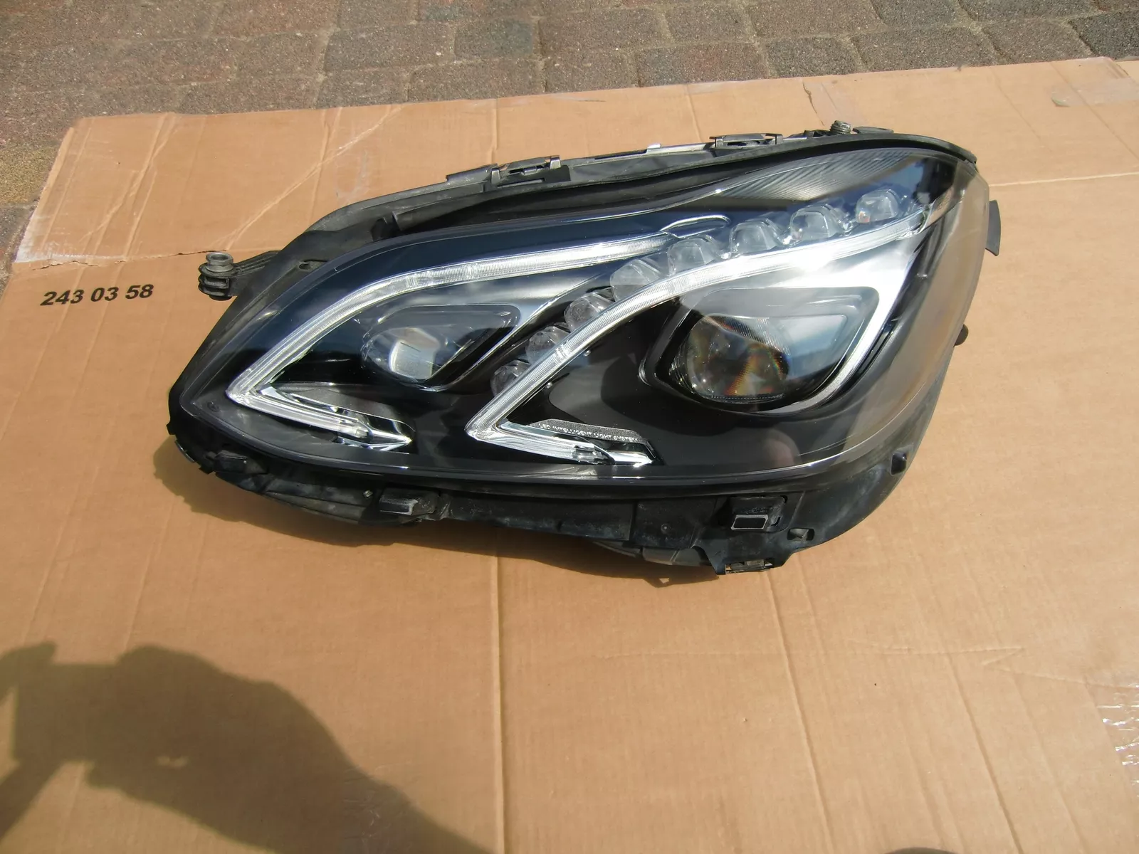 Front Left LED Headlight for Mercedes-Benz E-Class W212 Facelift (W2128205539) with sleek design and advanced lighting technology