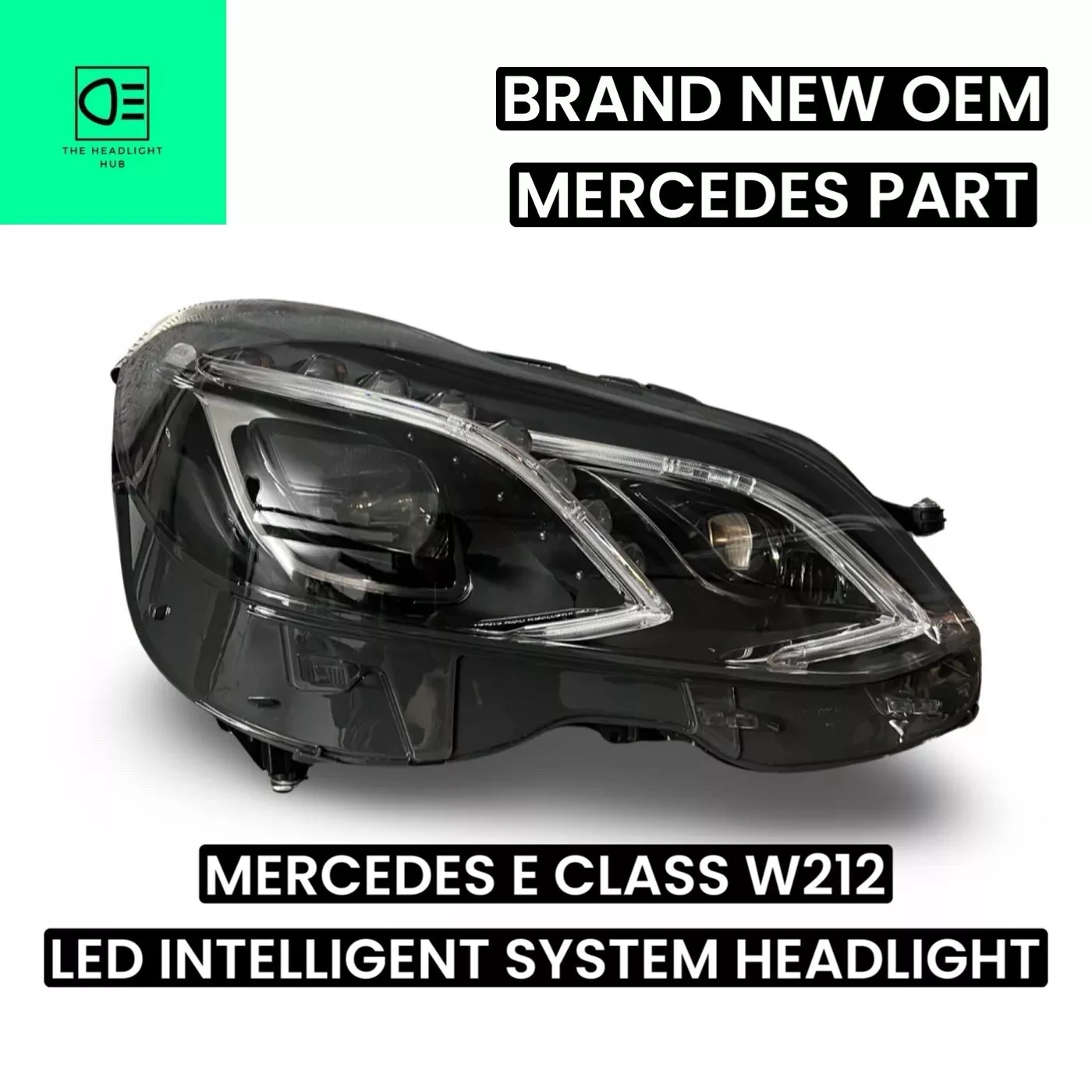 OEM LED Intelligent Headlight for 2013-2016 Mercedes E-Class W212 Driver Side Right - Genuine replacement for enhanced visibility and safety